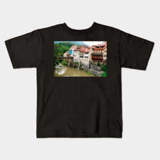 Capuchin's Bridge in Skofja Loka Kids T-Shirt